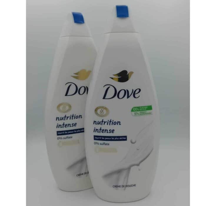 dove douchecrème - intens. 2 flessen