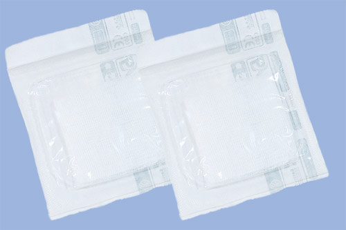 020208 - gaaskompressen steriel - per stuk verpakt