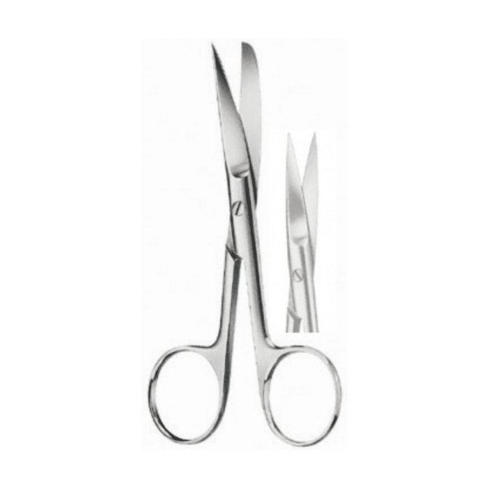 108104-Schaar-chirurgisch-gebogen-punt-punt-14cm