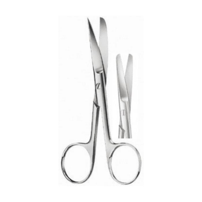 108105-Schaar-chirurgisch-gebogen-stomp-stomp-14cm