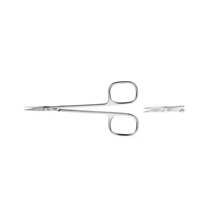 Aesculap Irisschaar opwaarts gebogen 11,5cm