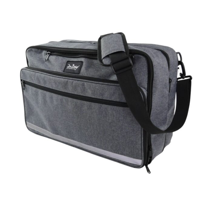 Omkeerbare medische rugzak EIFFEL - kleur grijs (voorkant plat)