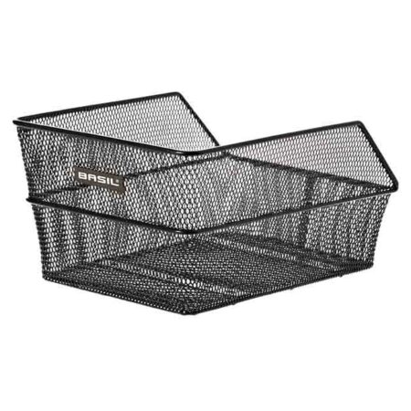 Fietsmand zwart in staal