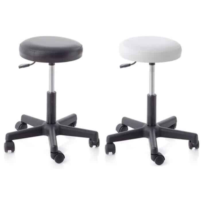 Tabouret wit en zwart