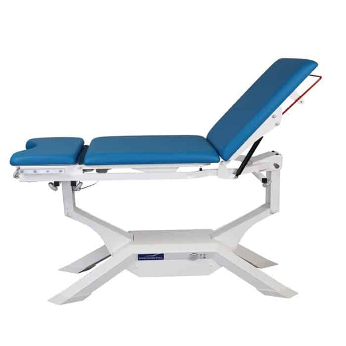 iDuolys elektrische hoog-laag onderzoekstafel met inklapbare hielsteunen