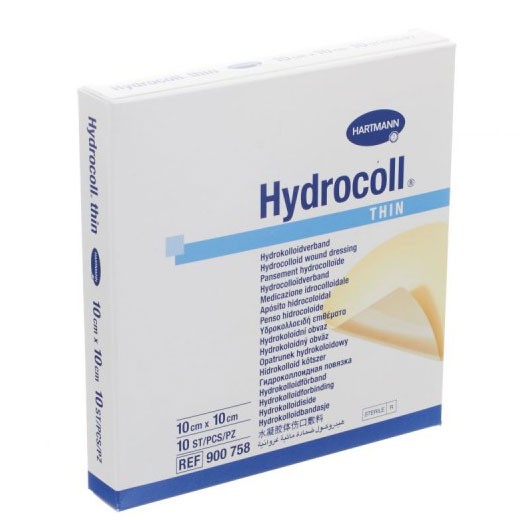 Hydrocoll THIN 10cm x 10 cm 10 stuks