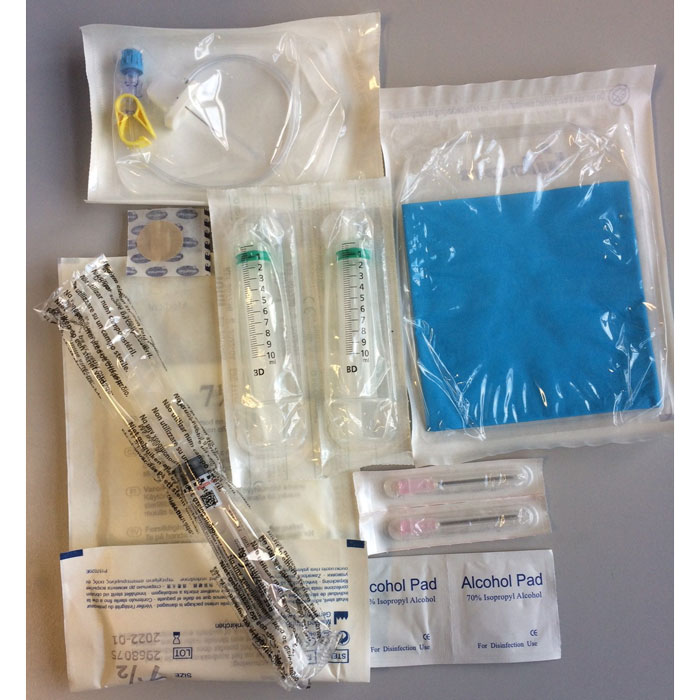 Spoelset Port-a-cath - Poortsysteem met originele Grippernaald 20G x 25mm