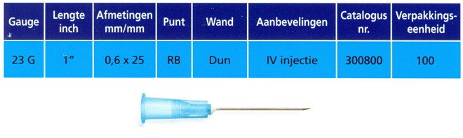 Microlance injectienaald