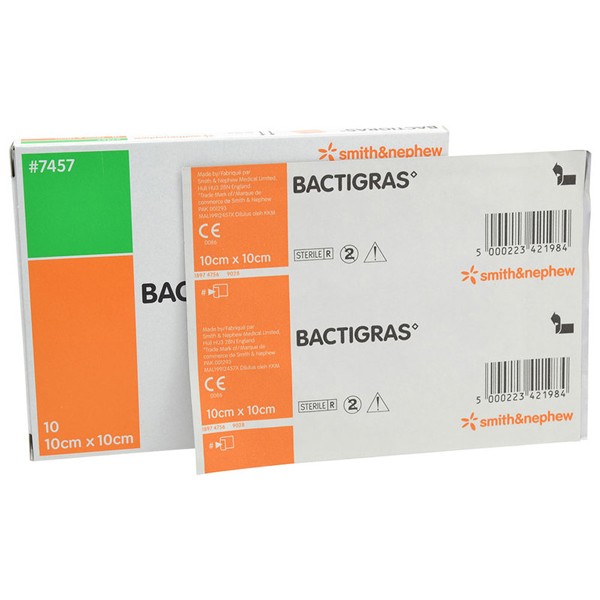 Bactigras 10cmx10cm 10 st