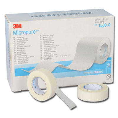 Micropore non wov 9,14m 1,25cm 24 st