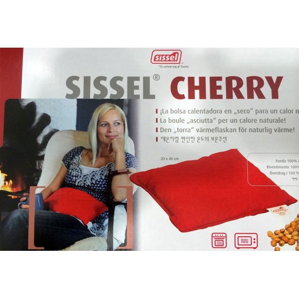SISSEL® CHERRY - kersenpitkussen - 23 x 26 cm