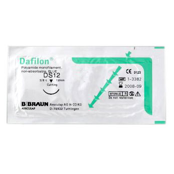 DAFILON BLUE 5/0 DS 19mm 45 cm 12 STUKS