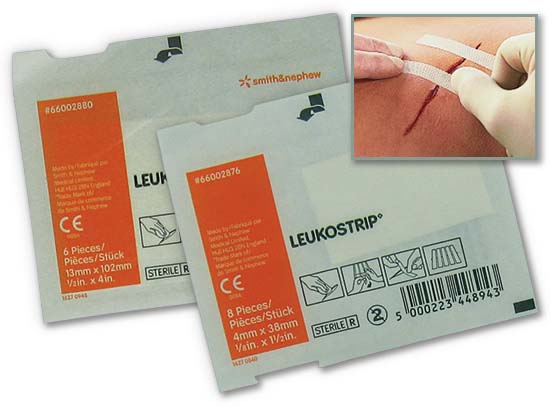 Leukostrips 4mm x 38mm doos van 8x50st