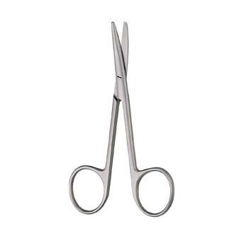 Chirurgische Schaar Baby-Lexer - gebogen - 10cm