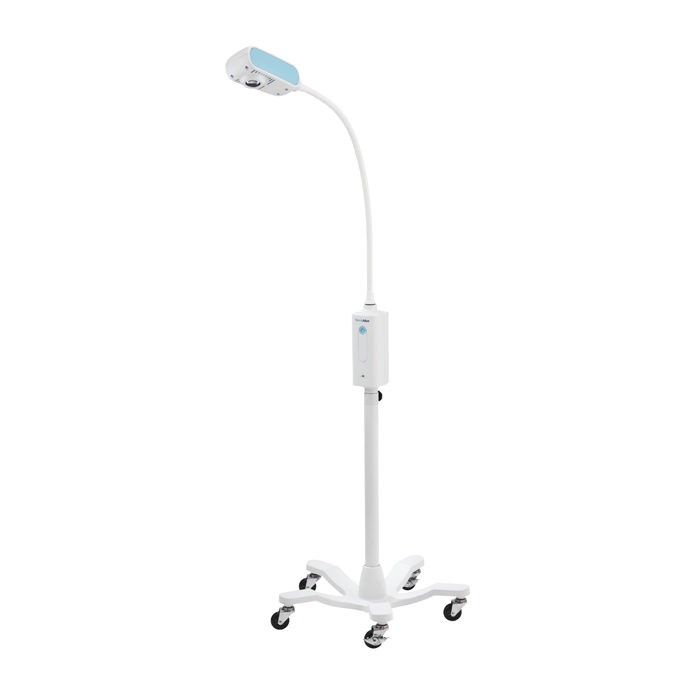 Welch Allyn GS300 onderzoekslamp op rolstatief