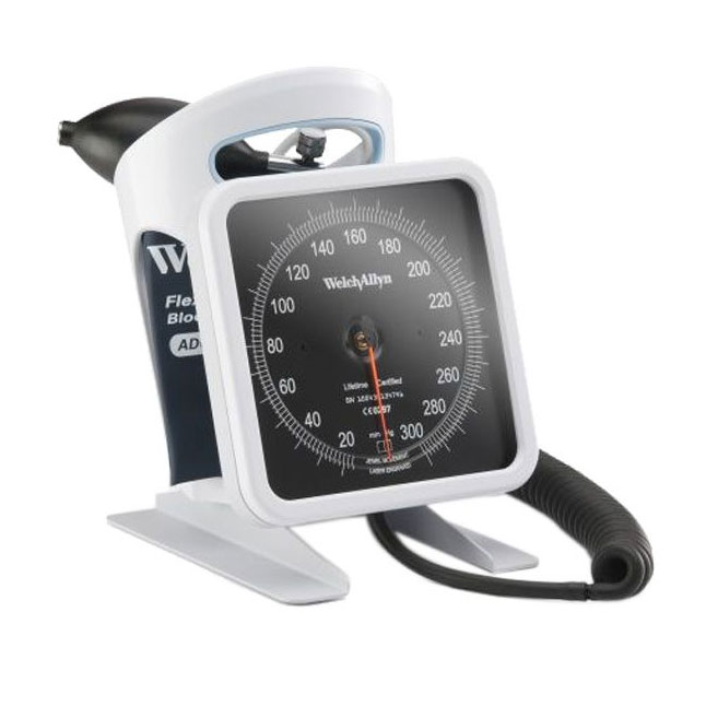 WA bloeddrukmeter 767 tafelmodel met flexiport velcromanchet - Welch Allyn