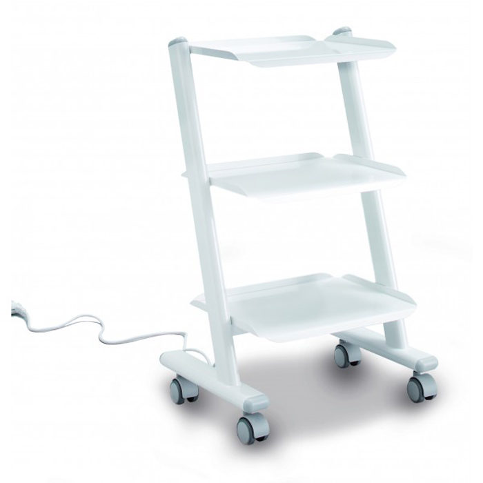 Instrumententafeltje op wieltjes - 3 stopcontacten - 49x35x78,5cm