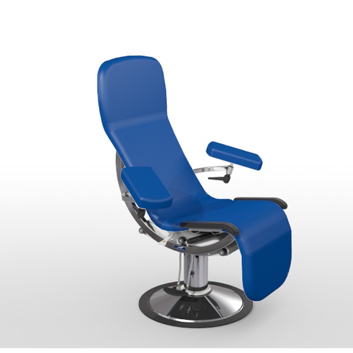 DENEO® bloedafnamestoel op vaste voet met variabele hoogte