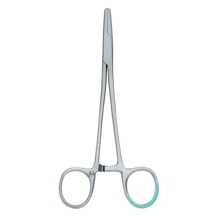 Mayo-Hegar naaldvoerder - 14 cm - steriel - wegwerp - in metaal - 25 stuks