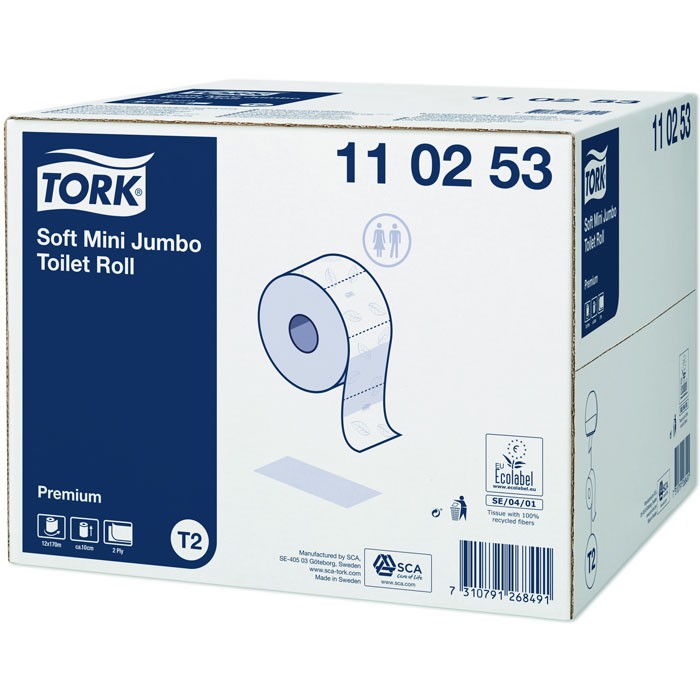 Tork Soft Mini Jumbo Toilet Roll Premium