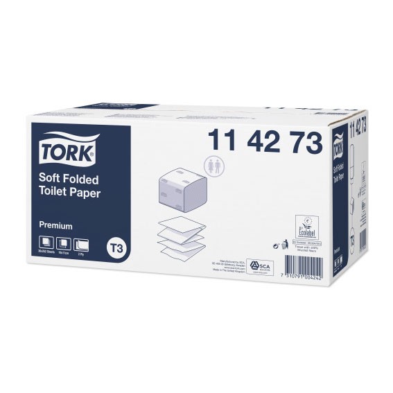 Tork Soft Folded Toilet Paper Premium