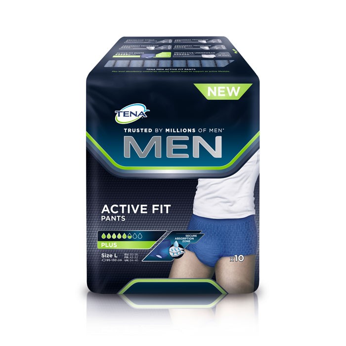 TENA Men Active Fit Pants Large - 4 x 10 stuks