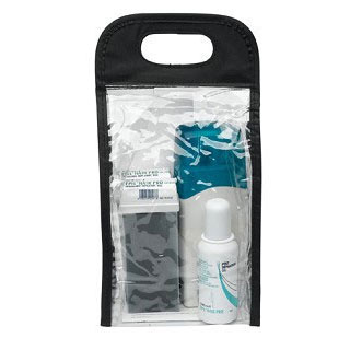 Epilatieset voor de gevoelige huid - starterskit in transparant tasje