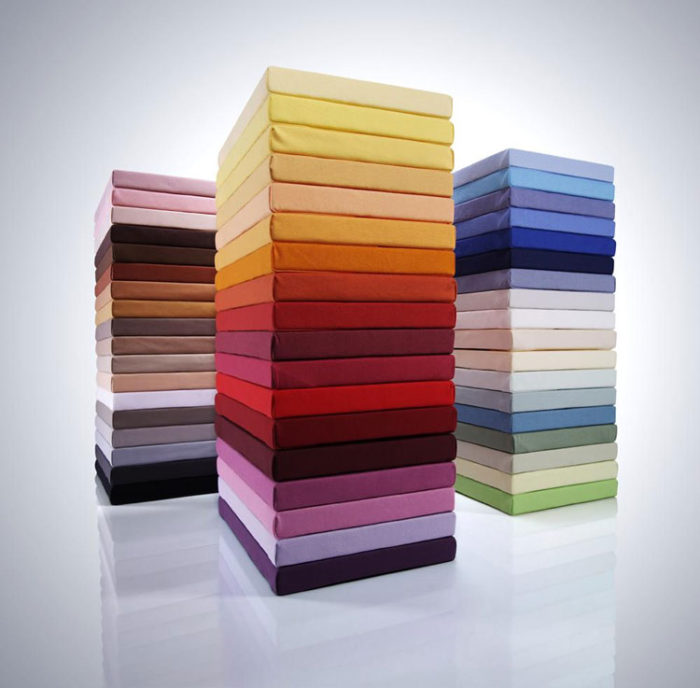 Hoeslaken jersey 100% katoen 200cm/230cm - Bordeaux