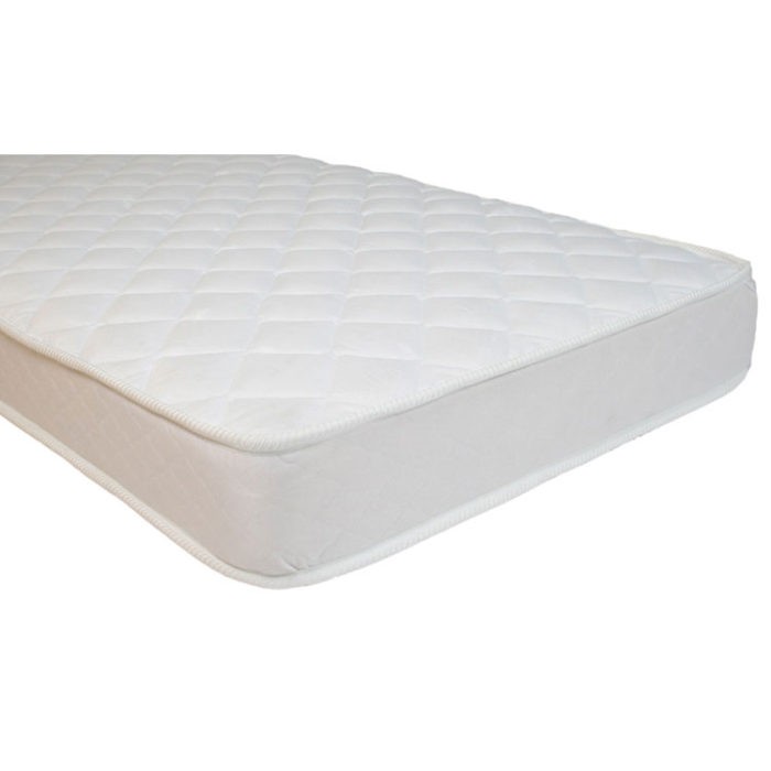 Matras met bonnelveren en damasthoes