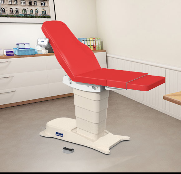 EMotio® PLUS onderzoekstafel - kleur 35 rood