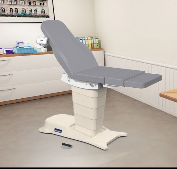 EMotio® PLUS onderzoekstafel - kleur 82 mouse grey