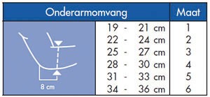 Silistab - elleboogbandage voor tennisarm - zwart