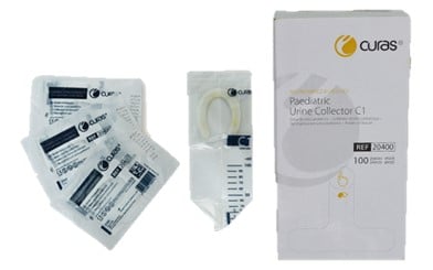CURAS C1 Pediatrische urinecollector - Unisex - 100ml - Steriel - 100 stuks