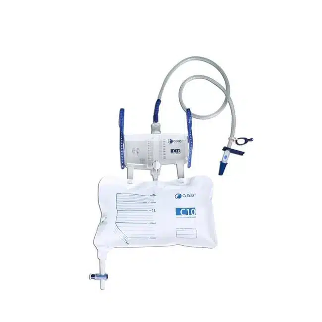 CURAS C10 Urinemeter - Zak van 2l - 110cm - Steriel - 10 stuks