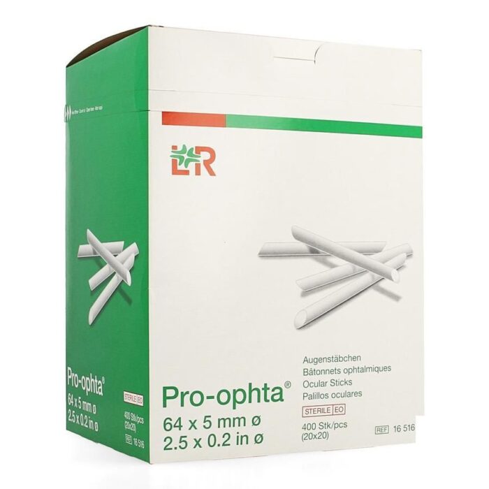 Pro-Ophta staafjes - Steriel - 64 x 5mm - 400 stuks