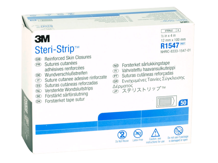 Steri-Strip Wondsluiting - 12 x 100mm - 50 vellen van 6 strips